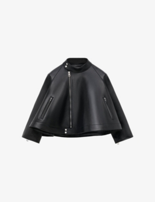 LOEWE: Trapeze Leather Jacket