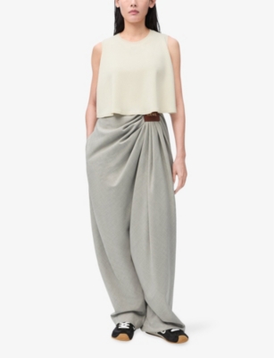 LOEWE: Trapeze Sleeveless Wool Jumper