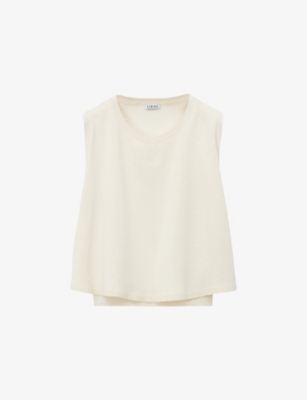 LOEWE: Trapeze Sleeveless Wool Jumper
