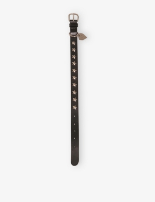 LITTLE BEAST: Cowboy Extra-Small Leather Dog Collar