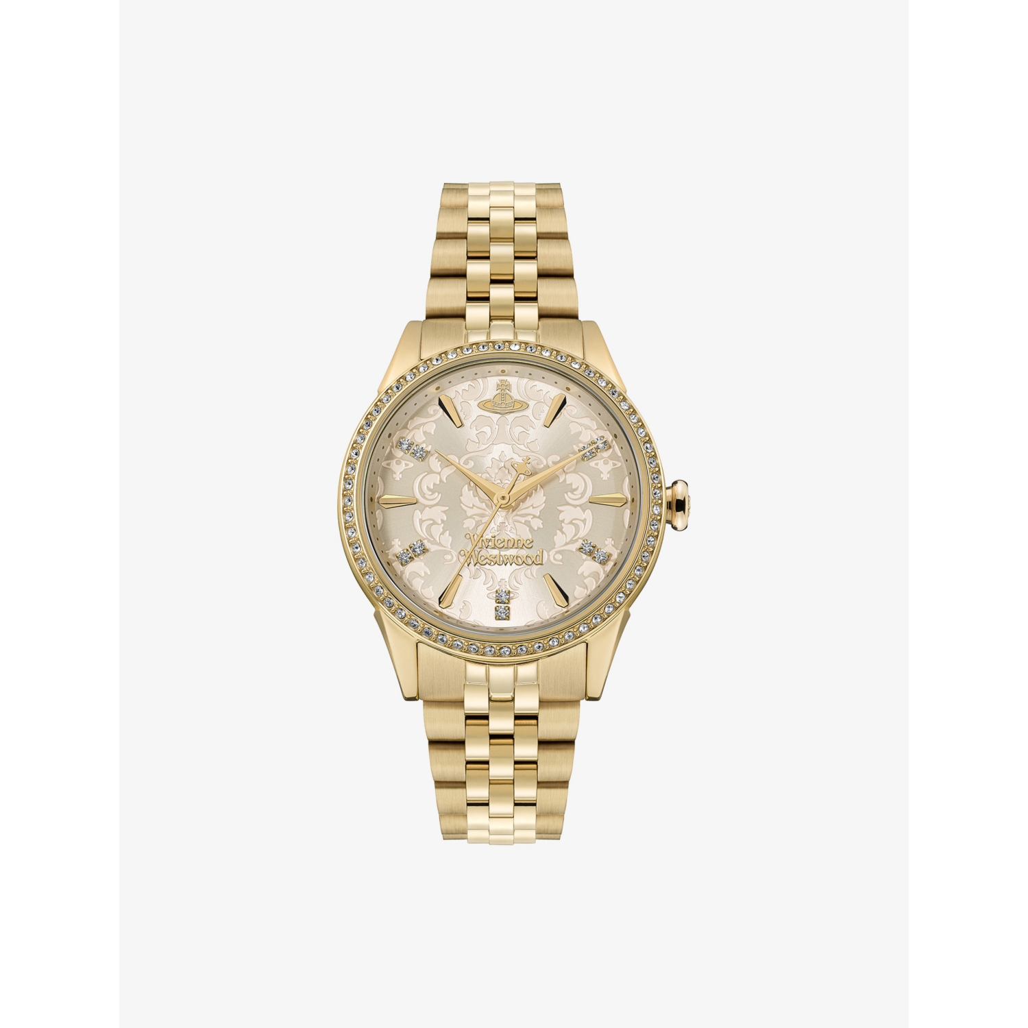 Vivienne Westwood Little Wallace Stainless Steel and Swarovski Crystal Watch 32mm