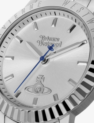 VIVIENNE WESTWOOD WATCHES SILVER DULWICH STAINLESS STEEL WATCH 