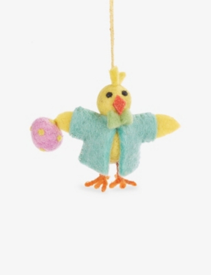 SELFRIDGES EDIT: Chip The Chick Felt Easter Decoration 8cm