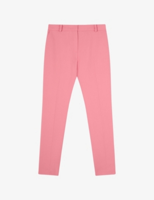 LK BENNETT: Aimee Tapered-Leg Slim-Fit Woven Trousers
