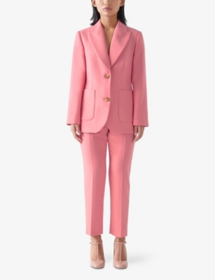 Aimee Tapered-Leg Petite Woven Trousers