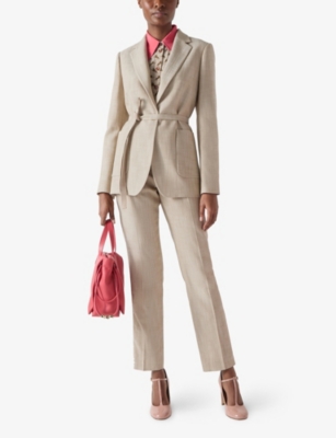 Amelia Belted Woven Jacket