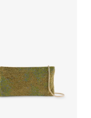 Benedetta Bruzziches Womens Your Best Friend La Petite Rhinestone-embellished Shoulder Bag Lets Get Lost