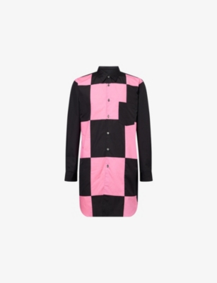 COMME DES GARCONS HOMME PLUS: Checked Relaxed-Fit Cotton Shirt