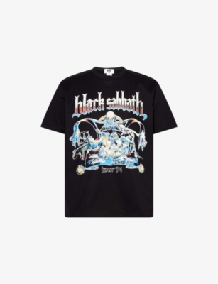 JUNYA WATANABE: Graphic-Print Relaxed-Fit Cotton T-shirt