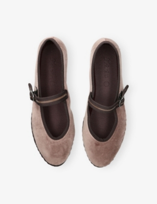 FLABELUS: Pierre Velvet Ballet Flats
