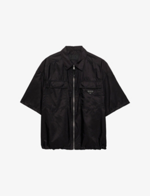 PRADA: Re-Nylon Short-Sleeve Woven Shirt