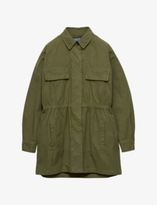 PRADA: Old Panama Drawstring-Waist Cotton Jacket