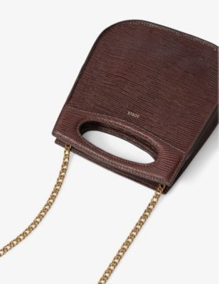 Soeur Womens Brown Cheri Logo-embossed Mini Leather Bag In Brown