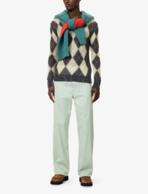 MARNI: Confetti Straight-Leg Cotton Cargo Trousers