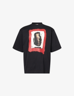 MARNI: Painted Nude Short-Sleeve Cotton-Jersey T-Shirt