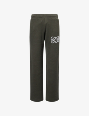 COLE BUXTON: Brand-Embroidery Straight-Leg Cotton-Knit Jogging Bottoms