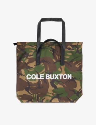 COLE BUXTON: Helmet Leather Tote Bag