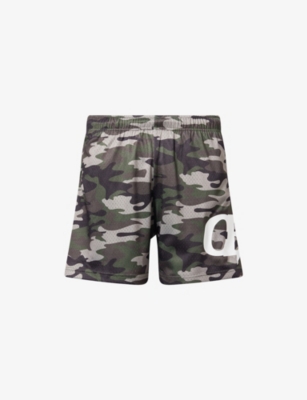 Camo Mesh Woven Shorts
