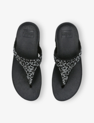 Fitflop Embellished Lulu Flatform Sandals 40