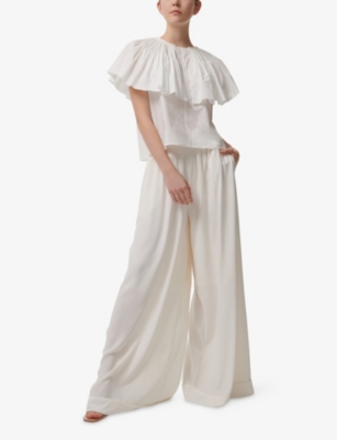 LEEM: Frill Cape Cotton Top