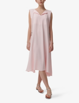 LEEM WOMENS LEEM TIE-NECK SLEEVELESS WOVEN KAFTAN 