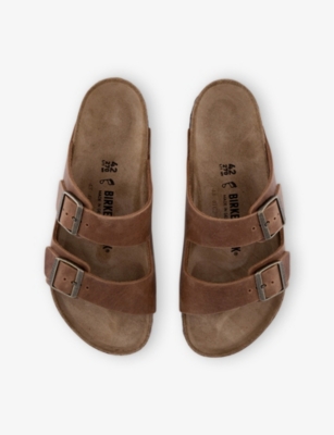 BIRKENSTOCK: Arizona two-strap suede sandals