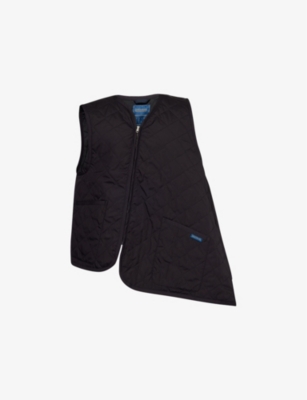 COMME DES GARCONS SHIRT: Comme des Garçons x Lavenham Asymmetric Padded Cotton Gilet