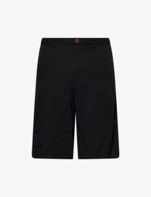 COMME DES GARCONS SHIRT: Mid-Rise Slip-Pocket Cotton Shorts