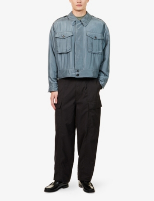EMPORIO ARMANI: Padded Satin Jacket