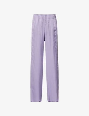 EMPORIO ARMANI: Pleated wide-leg woven trousers