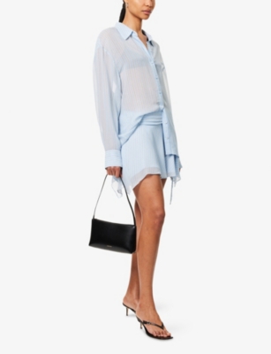 BEC & BRIDGE: Esra Stripe Chiffon Mini Skirt