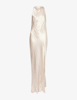BEC & BRIDGE: Sol Tie Satin Maxi Dress