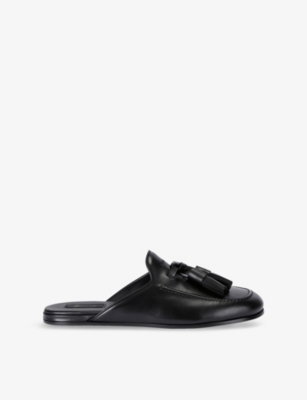 GIVENCHY: Show Leather Mules