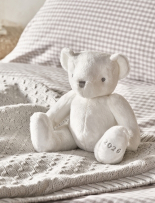 THE LITTLE WHITE COMPANY: 2026 Dated Bear Soft Toy 18cm