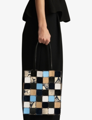 KHAITE: Emma Small Leather Tote Bag