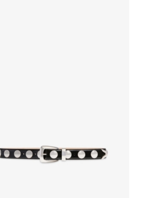 KHAITE: Benny Studded Leather Belt