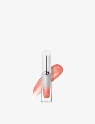 Giorgio Armani Prisma Glass Icy Plumper Lip Gloss 3.5ml In Rosewood Frost