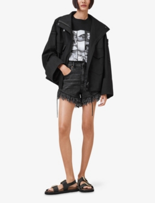 ALLSAINTS: Amelie Graphic-Print Cotton T-Shirt