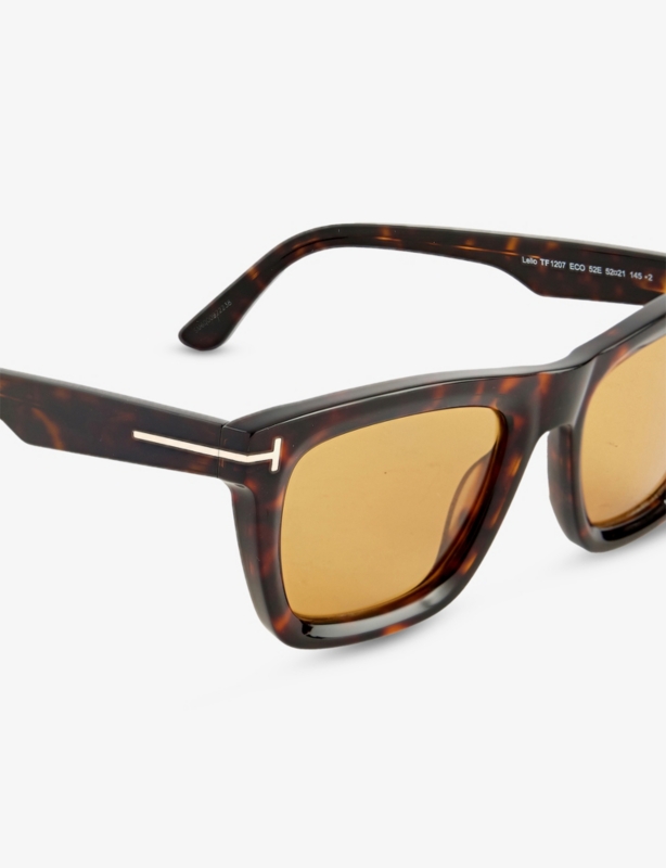 TF1208 Lelio Square-Frame Acetate Sunglasses
