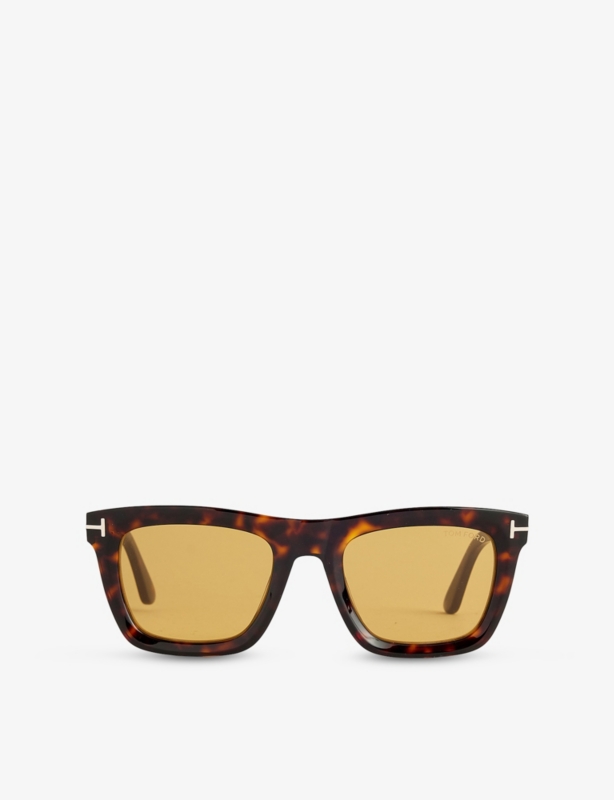 TF1208 Lelio Square-Frame Acetate Sunglasses