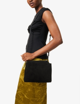 KHAITE: Lina Medium Leather Cross-Body Bag