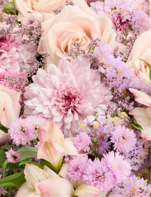 AOYAMA FLOWER MARKET: Twilight Blush Large Fresh Flower Bouquet