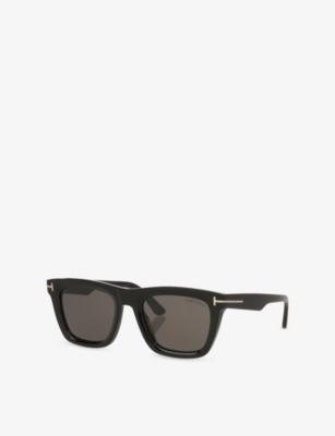 TOM FORD: TR001982 Lelio Square-Frame Acetate Sunglasses
