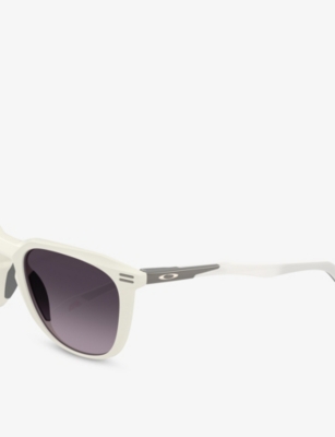 Shop Oakley Womens White Oo9286 Thurso Round-frame Acetate Sunglasses