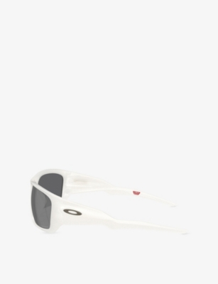 Oakley Womens Oo9486 Masseter Rectangle-frame O-matter Sunglasses White In White