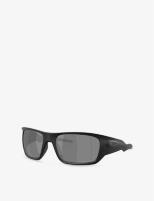 Oakley Womens Oo9486 Masseter Rectangular-frame O-matter Sunglasses Black In Black