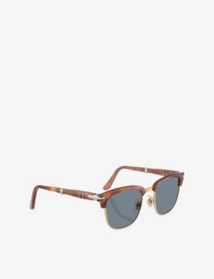 Persol Womens Brown Po3375s Square-frame Acetate Sunglasses In Brown