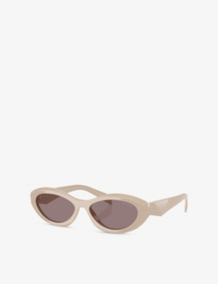 PRADA: PR 26ZS Irregular-Frame Acetate Sunglasses