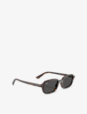 Ray Ban Womens Brown Rb4455 Zuri Pillow-frame Acetate Sunglasses In Brown