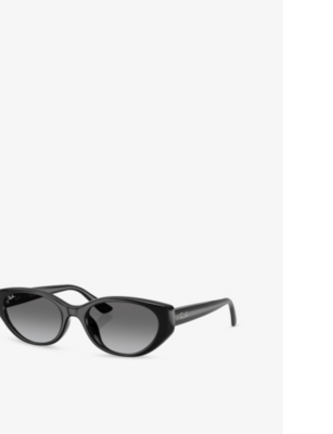 Ray Ban Rb4457d Bio-based Sonnenbrillen Schwarz Fassung Grau Glas 55-19 In Black